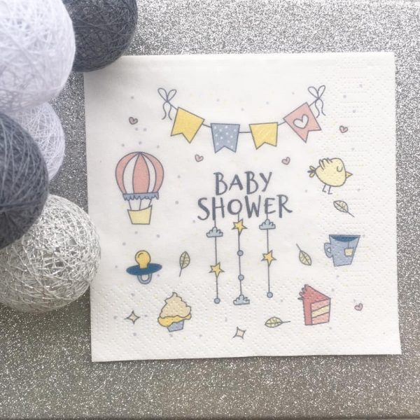 Customize Napkin Baby Shower